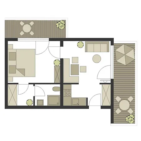 Appartement Gaestehaus Kaindl Reit im Winkl