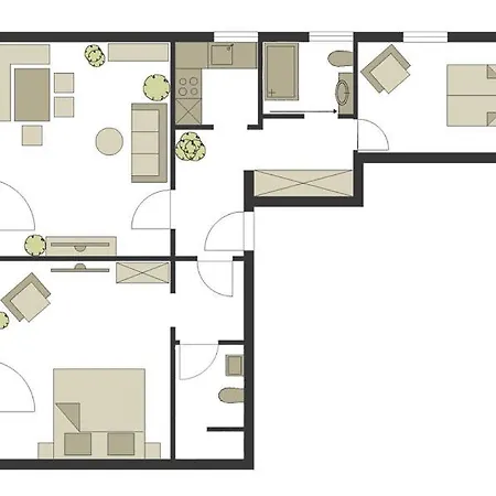 Apartman Gaestehaus Kaindl Reit im Winkl